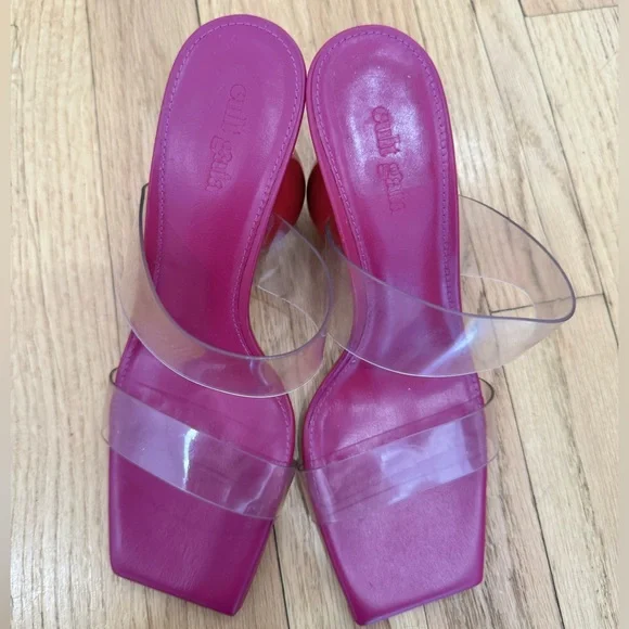 Cult Gaia Pink/Purple Heeled Sandals - Picture 3 of 7